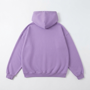 Sudadera con capucha de estilo nuevo para invierno, oversize, con hombros caídos, gruesa, estilo streetwear, 100% algodón, forro polar, corte holgado, para hombre. - Product Image 2