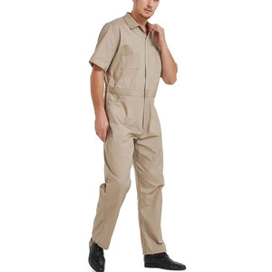 Cotton Polyester Fire Resistant Protective Safety Coverall Anti Static <b>Flame</b> Retardant FR Work Clothes Mechanic Uniform Durable - Product Image 5