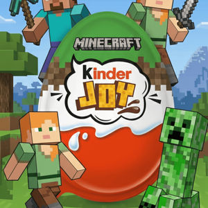 Nuevo Huevo Sorpresa KinderJoy Edición Minecraft con Juguete de Chocolate y Personajes Coleccionables, Regalo para Niños, Paquete al por Mayor, Cajas de Regalo para Fiestas - Product Image 3