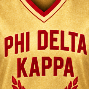 PDK 1923 เสื้อฟุตบอลผู้หญิงสีทองสีแดงคอวีลายพวงหรีดกราฟิกแขนสั้นเสื้อกีฬาเสื้อวาร์ซิตี้ลายทางสอโรริตี้ - Product Image 5