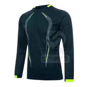 Chemises à manches longues de compression, best-sellers, meilleur prix, haute qualité, nouveau design, faible MOQ, respirantes, écologiques, en Spandex/Polyester - Product Image 4
