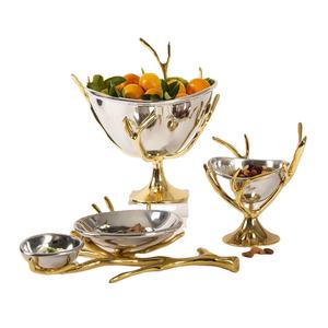 Vajilla de Lujo, Tazón de Metal para el Hogar, Cocina, Hotel, Restaurante, para Servir y Decorar, Decoración del Hogar - Product Image 1