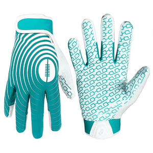 Gants de football américain série Team, logo personnalisé, grip professionnel, équipement de receveur, impression par sublimation, vente en gros, usine, en vrac - Product Image 1