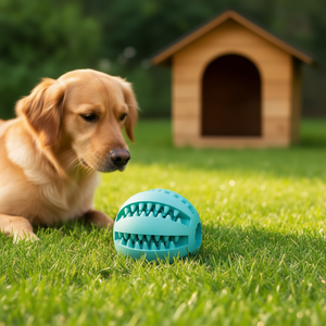 Denta Fun Boule Mentholée en Caoutchouc Naturel 5 cm pour Chiens Jouet de Soins Dentaires - Product Image 3