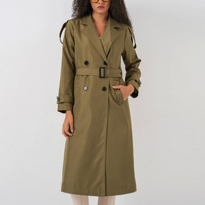 Manteau long en mélange de laine pour femme, élégant, chaud, mode hiver, vêtement d'extérieur, vente en gros, fabricant, fournisseur, manteau long respirant pour femme - Product Image 3