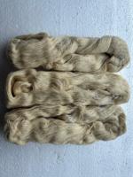 Natural Bikaner Dehaired Cashmere Wool Carded Natural White Fiber Soft Hand Spinning Yarn Raw Pressed Bale Weaving 100% Wool