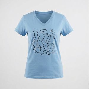 T-shirt pour femmes, design classique à col rond, fabriqué avec un tissu de qualité, coupe confortable, à porter tous les jours, vêtements élégants pour femmes - Product Image 1