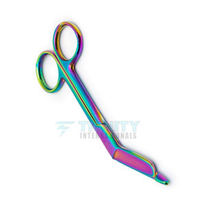 Ciseaux à pansements de style nouveau, à bord tranchant, de qualité professionnelle, pour le travail en clinique - Product Image 4