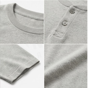 Light Gray Crewneck Sweatshirt and Jogger Pants Set Solid Color Knitted Casual Wear for Adults Regular Fit - Product Image 4