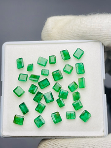 Esmeraldas Naturales de Zambia, Corte Esmeralda, Color Verde, Buena Calidad, Certificadas por IGI, para Joyería, Precio Económico - Product Image 4