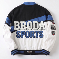 Blouson de moto F1 respirant en polyester/coton, grande taille, avec logo brodé personnalisé, idéal pour l'hiver – Vente en gros OEM