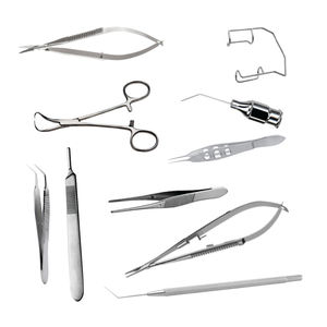 Ensemble d'instruments chirurgicaux ophtalmiques CE ISO, instruments microchirurgicaux oculaires de qualité supérieure, exportateur - Product Image 1