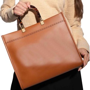 Luxury Genuine Leather Handbag for Women Designer Shoulder Tote Bag Fashion Ladies Purse Durable Travel Office Bag Wholesale - Product Image 2