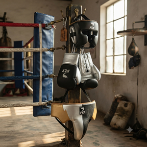 Factory Manufacture Latest Design Top Quality Best Selling Fly Boxing Sparring Set Genuine Cowhide Leather Fly Boxing Set - Product Image 1