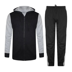 Conjunto Deportivo Unisex Reversible de Forro Polar, Sudadera con Cremallera y Pantalones Jogger, Ropa Deportiva Transpirable de Poliéster para Entrenamiento 2026 - Product Image 1