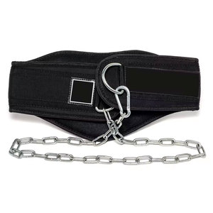 Hot Selling Weightlifting Dip Belts for Bodybuilding <b>Training</b> <b>Weighted</b> Dips Chain Pull Ups with Back Support - Product Image 2