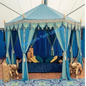 SHREE SIDHI VINAYAK <b>TENT</b> EXPORT Luxury Pagoda Marquee Canopy <b>Tent</b>-Cotton Double Layer MSI <b>Frame</b> Fire Retardant Three-Season - Product Image 6