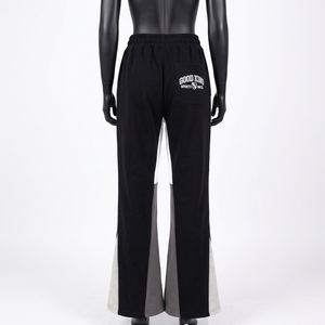 High Quality Comfortable <b>Men</b> Casual Fleece Flared <b>Trouser</b> Breathable Side Pockets Staked <b>Trouser</b> - Product Image 2
