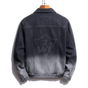 Veste d'hiver moderne en jean pour homme, avec doublure intérieure, tenue de rue élégante, excellent choix pour la mode de la saison froide - Product Image 2