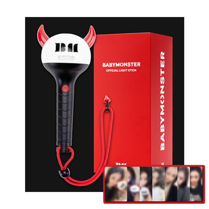 BABYMONSTER OFFICIAL LIGHT STICK-POP MUSIC PAPER & PLASTIC MATERIAL for ALL AGES