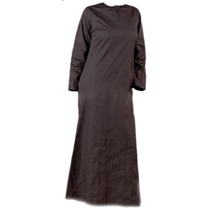 Vestido de manga larga de alta calidad con borde de lentejuelas Tela de bambú ecológica Tallas grandes Abaya - Product Image 1
