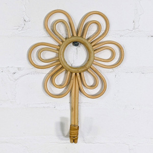 Buffalo rattan <b>wall</b> hook coat <b>clothes</b> organizer beautiful clothing hooks for <b>walls</b> decoration - Product Image 5