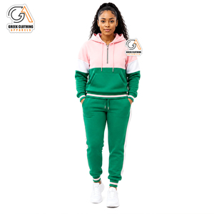 Conjunto Deportivo Masculino de Alta Calidad al por Mayor, Alpha Kapa Soror, Logotipo Personalizado, Sudadera con Capucha y Pantalones Deportivos Unisex con Estampado en Relieve - Product Image 1