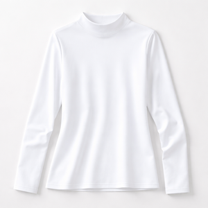 Camisa de Cuello Alto para Mujer, Manga Larga, Casual, Simple, Transpirable, Antiarrugas, Venta al Por Mayor, Proveedor OEM Directo de Fábrica - Product Image 5