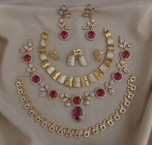 Parures de colliers CZ de qualité supérieure, parfaites pour toutes les occasions - Product Image 1