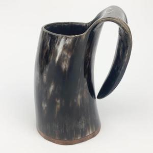 Buy Online Real Buffalo Horn Mugs For Drinking Champagne Wine Beer Reusable Dishwasher Safe Horn Tankard For Event Supplies - Product Image 5