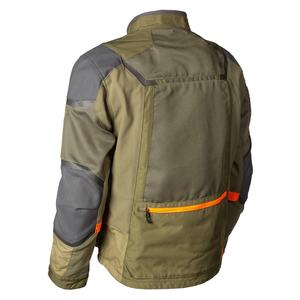 Blouson de moto en cuir véritable pour homme, style motard, avec protections, poches zippées, coupe-vent, pour la conduite en extérieur - Product Image 3