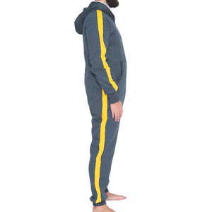 Pijama Enterizo Personalizado de Talla Grande para Hombre, con Capucha, Transpirable, Elegante, de Algodón y Felpa para Invierno - Product Image 2