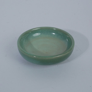 <b>Green</b> Reactive Glaze Stoneware Ceramic Sauce Dish Handmade Traditional Chinese Design Soy Dipping Japanese Restaurants - Product Image 4