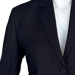 Zeta Phi Beta Black Blazer Women Greek Letter Sorority Formal Jacket Embroidered Crest Tailored Office Wear - Product Image 6