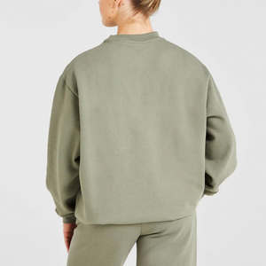 Sweat-shirt à manches longues surdimensionné personnalisé pour femmes, sweats à capuche et sweats-shirts respirants pour femmes - Product Image 2