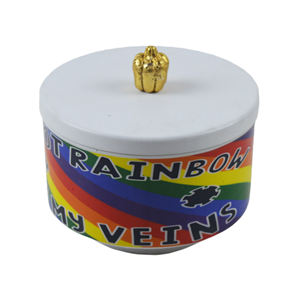 Pots de rangement en métal sur le thème LGBTQ, plusieurs finitions, contenants pour ustensiles de cuisine, pour un stockage alimentaire hautement efficace, utilisation dans les hôtels et les restaurants - Product Image 2
