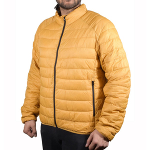 Customized New Latest Style Yellow Puffer <b>Jacket</b> for <b>Men</b> Breathable and Quick Dry <b>Jacket</b> Best for Winter Puffer <b>Jacket</b> for <b>Men</b> - Product Image 5