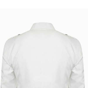 Gilet Prince Charlie formel pour homme en laine blanche avec motif écossais personnalisé – Vêtement d'hiver en promotion - Product Image 2