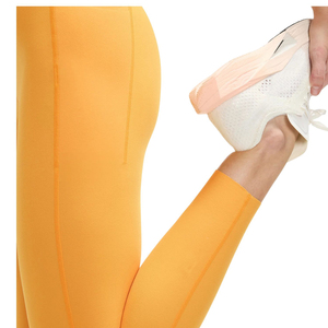 Custom Women Solid High Waist Yoga Leggings <b>Tummy</b> <b>Control</b> Seamless No Front Seam Four-Way Stretch Breathable Gym Workout OEM ODM - Product Image 5