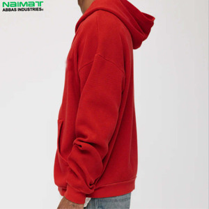 Cadet Collar Half <b>Fastener</b> Fleece <b>Zip</b> Up Hooded Jacket Men Easy Pull Over Top Casual Daily Relaxed Fit Wear - Product Image 2