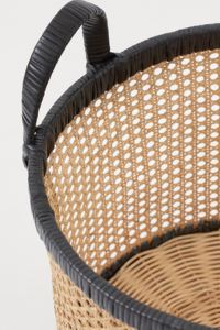 Cesta de Almacenamiento de Bambú y Ratán de Primera Calidad, Tejida a Mano, Diseño Rústico, Ecológica, Personalizable, Organizador Natural para el Hogar - Product Image 2