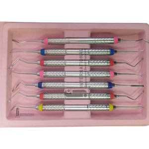 Spatules en résine dentaire personnalisables, ensemble d'instruments de restauration composite, 7 pièces, manuel, réutilisable, poignée ergonomique, outils de restauration dentaire - Product Image 5