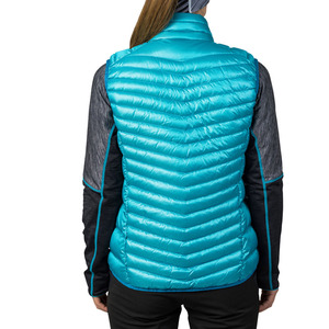 Veste matelassée pour femme personnalisée, pliable, à capuche, avec fermeture éclair sur le devant et poches - Product Image 3