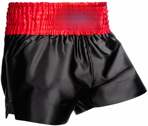 Pantalones cortos de Muay Thai, ligeros, de tela satinada, con logo personalizado, transpirables, para entrenamiento en el gimnasio, con cintura elástica, ropa deportiva para hombres y mujeres - Product Image 2