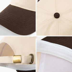 หมวกเบสบอลผ้าฝ้าย สวมใส่สบาย ระบายอากาศได้ดี โลโก้สั่งทำได้ ปรับขนาดได้ด้วยตัวล็อคแบบ Snapback - Product Image 6