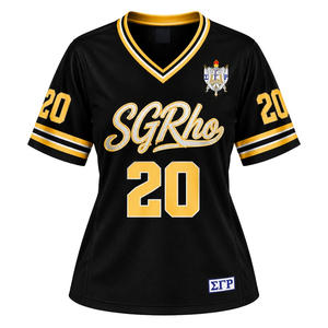 Camiseta de Fútbol Personalizada para Mujeres de Sigma Gamma Rho, Camiseta Deportiva con Letras Griegas de la Hermandad, Uniforme Deportivo Personalizado - Product Image 1