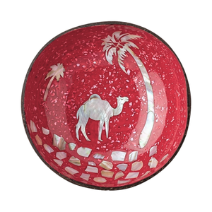 Vente en gros de bols à noix de coco gravés uniques, artisanaux modernes, polis, durables, écologiques, de haute qualité, faits par des artisans - Product Image 1
