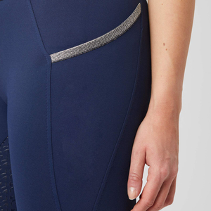 Legging d'équitation pour femme, taille mi-haute élastique, avec grip intégral en silicone, imprimé numérique, respirant, séchage rapide, léger - Product Image 6