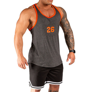 Mens Knitted Plus Size <b>Stringer</b> Singlet Workout Gym <b>Vest</b> Sleeveless Lightweight Fitness Training Bodybuilding Apparel OEM - Product Image 5