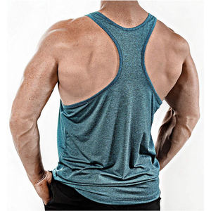 Débardeurs de musculation pour hommes, séchage rapide, écologiques, respirants, polyester/coton, vêtements de sport pour la salle de sport - Product Image 2